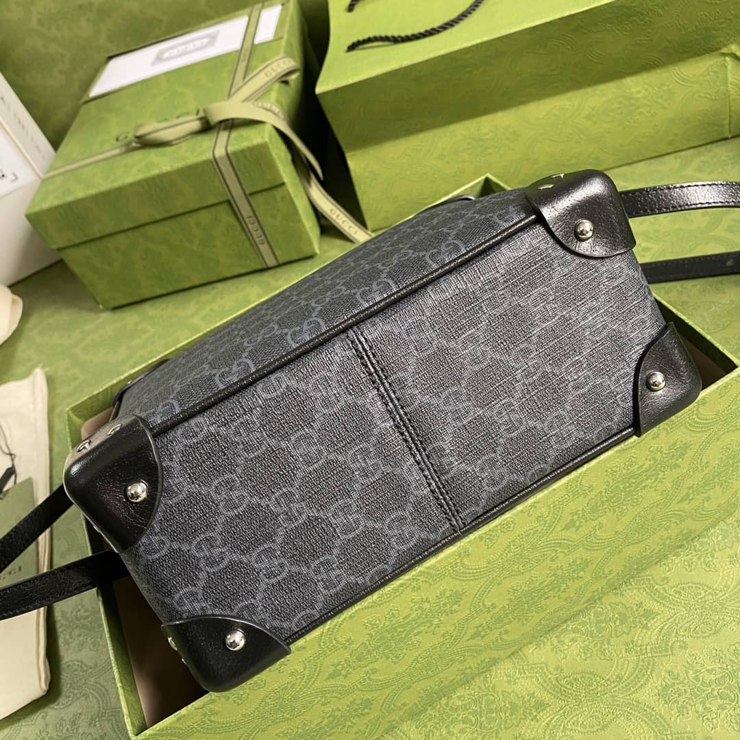 Gucci Supreme GG Leather Square Shoulder Bag Replica 626363