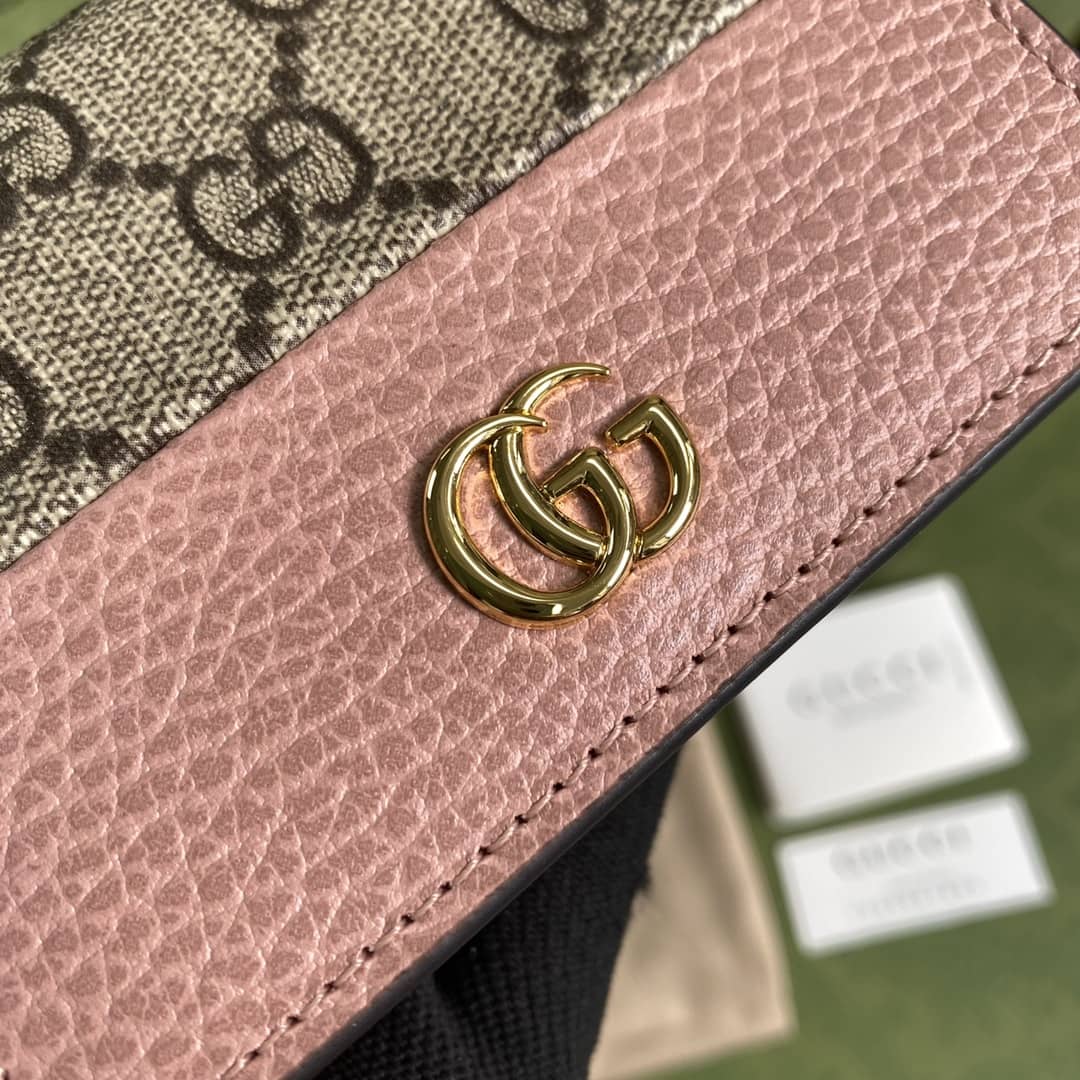 Gucci Marmont GG Card Case Wallet Replica 658610