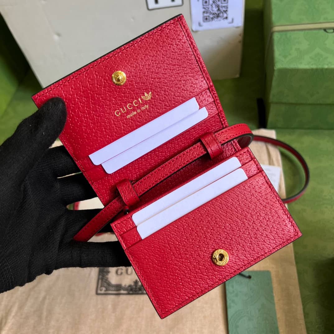 Adidas x Gucci Card Case With Horsebit 702248 Replica Crossbody Bag
