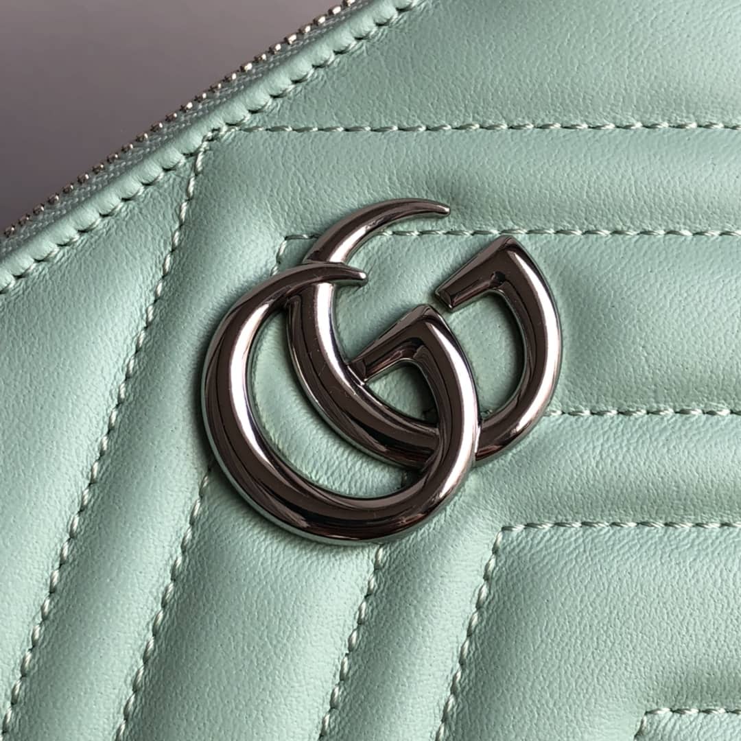 Gucci GG Marmont Quilted Vanity Bag Replica Green 625690