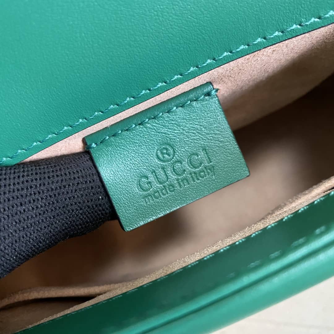 Gucci GG Marmont Mini Leather Top Handle Crossbody Bag 547260 Replica