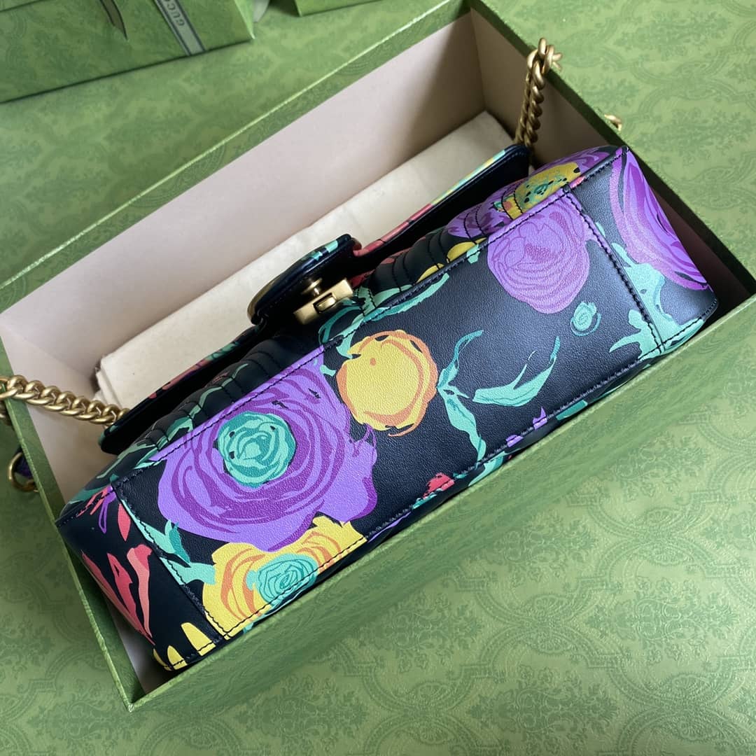 Gucci Marmont GG Small matelassé Shoulder Bag Replica 443497