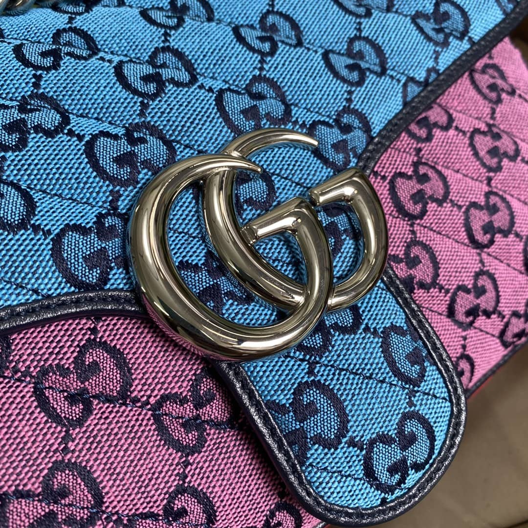 Gucci Marmont GG Small matelassé Shoulder Bag Replica 443497