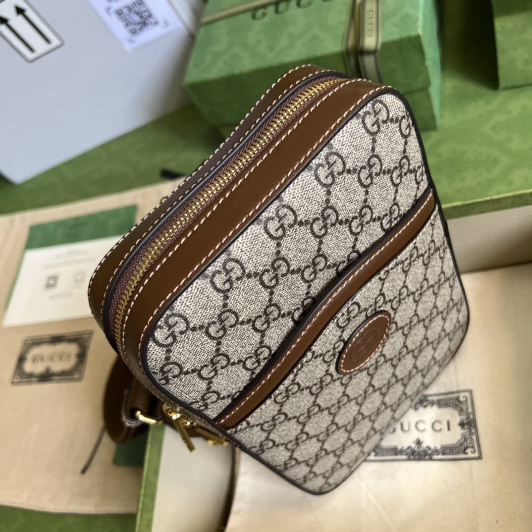 Gucci Sling Backpack With Interlocking G 696016 Replica Crossbody Bag