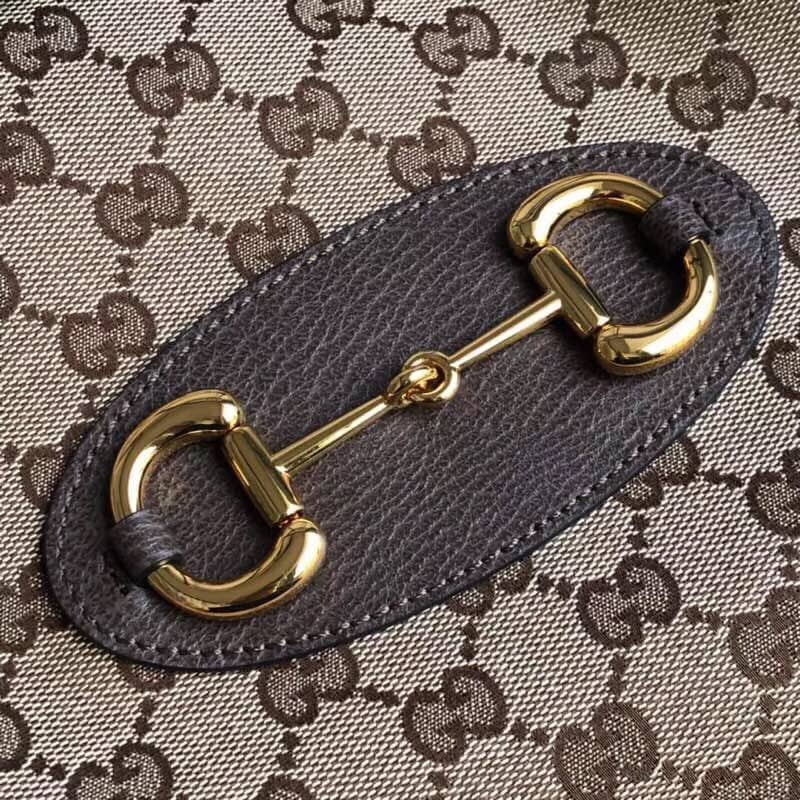 Gucci 1955 Horsebit Messenger Bag Replica Brown 602089