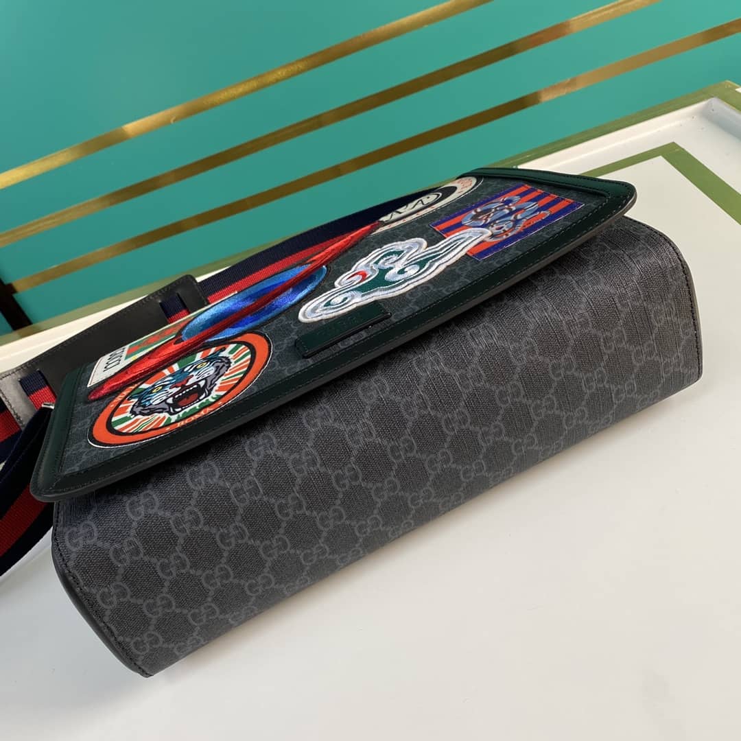 Gucci Courier GG Supreme Shoulder Bag Replica 474138