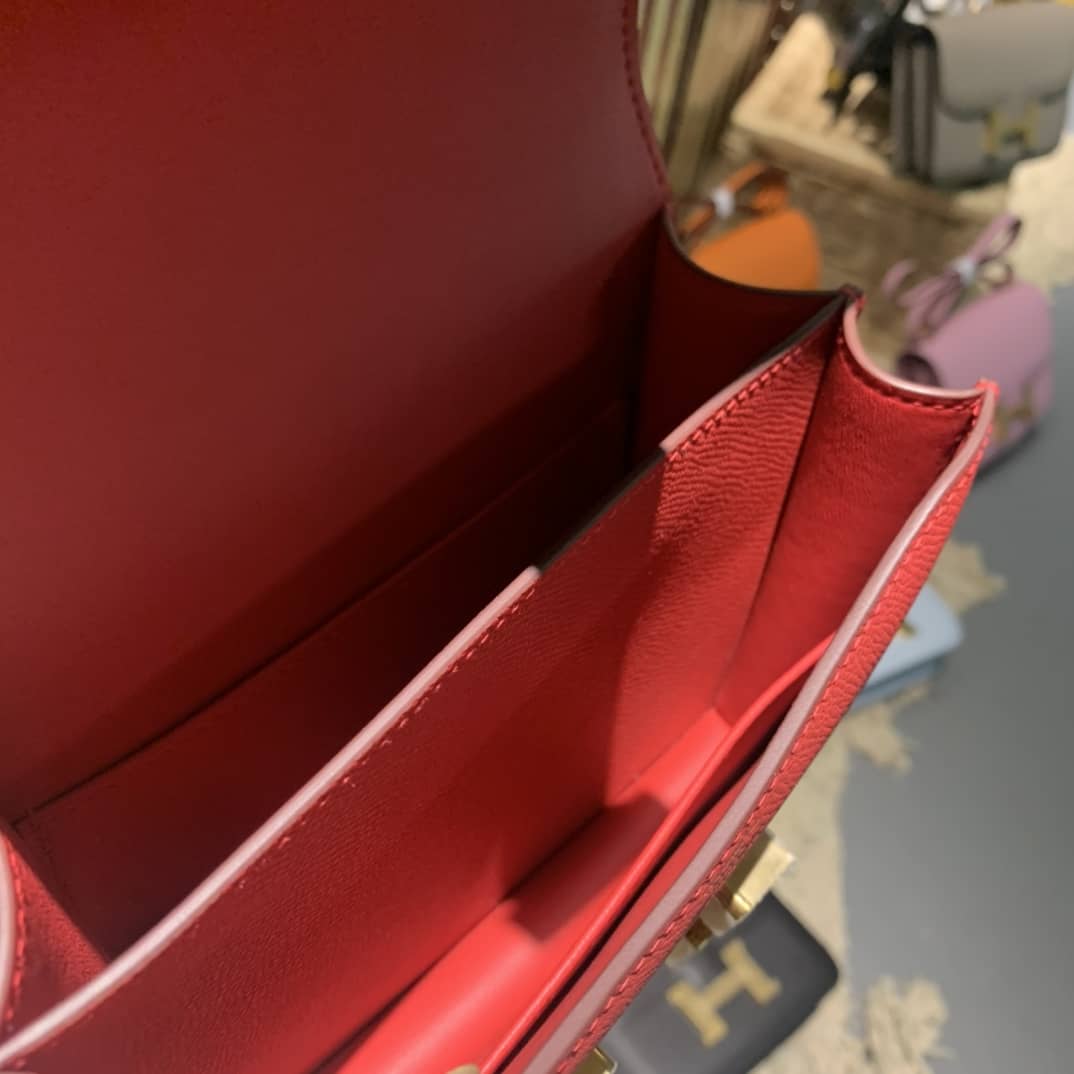 Hermes Birkin Replica Constance Bag 18CM Epsom Leather