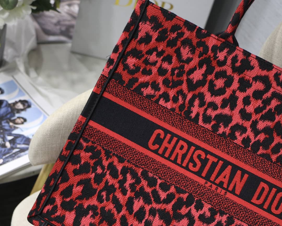Christian Dior CD Book Embroidery Replica Tote