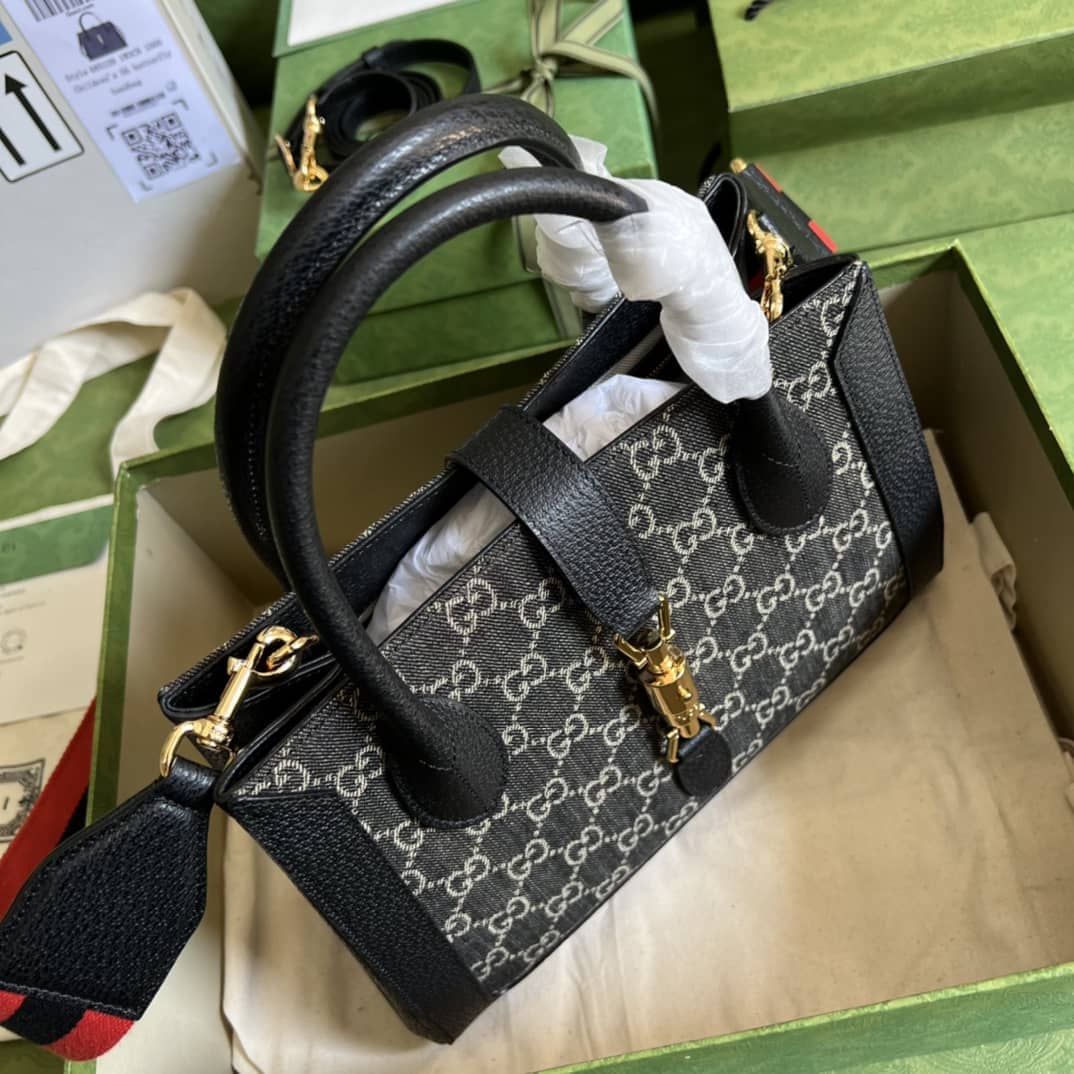 Gucci GG Jackie 1961 Denim Replica Tote Bag 685129