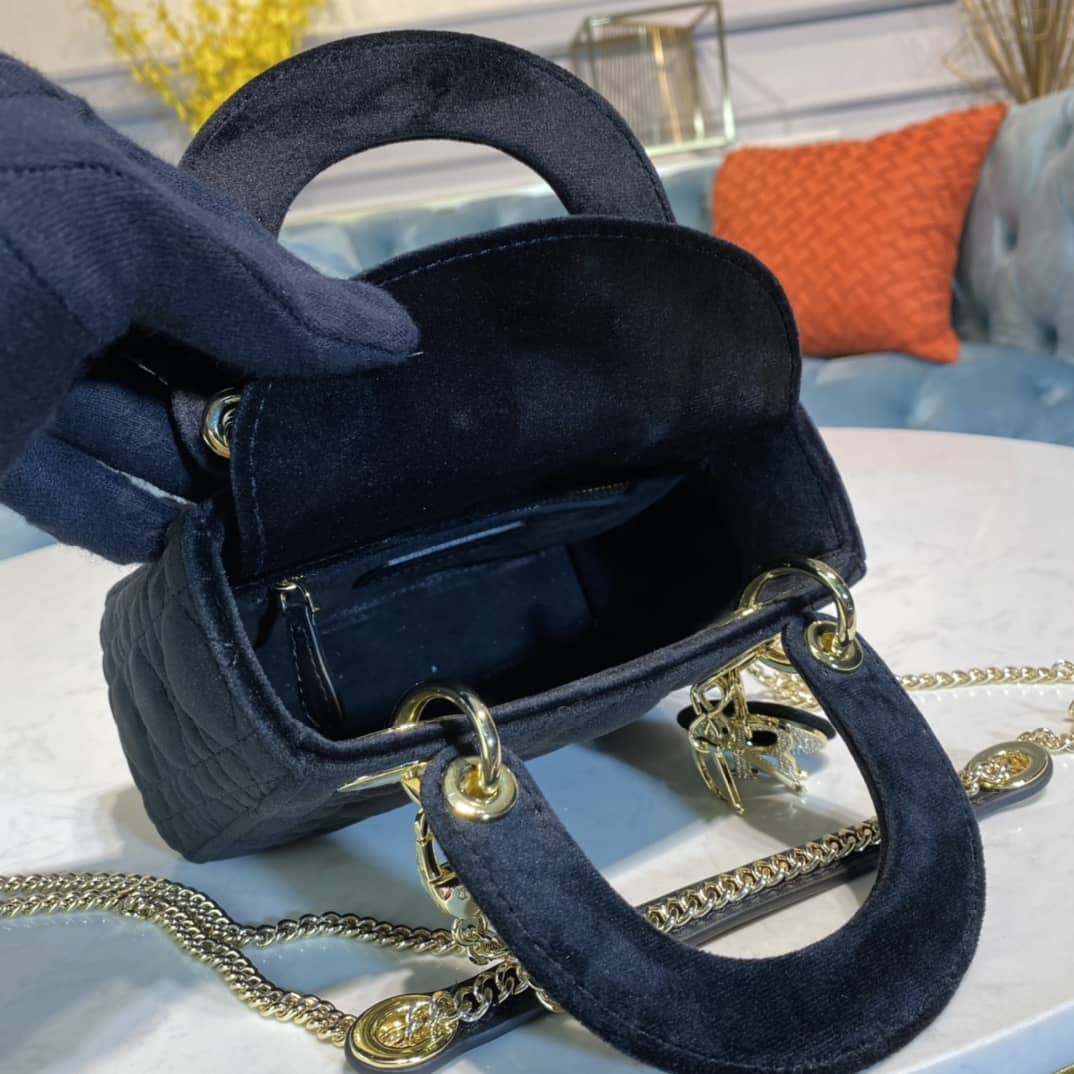 Christian Dior Lady 17CM Replica Bag