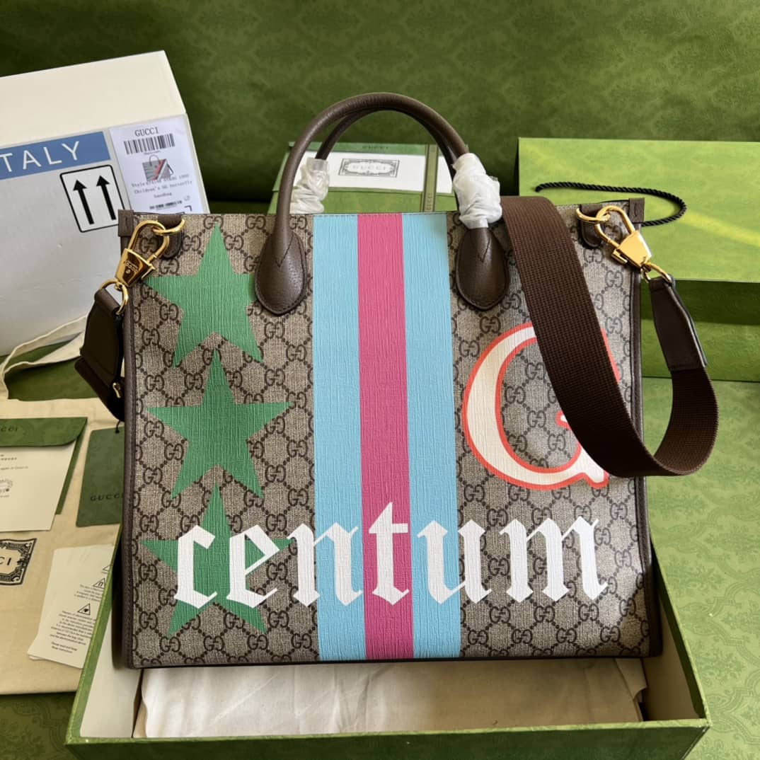 Gucci Geometric Print Medium Tote Replica 674148