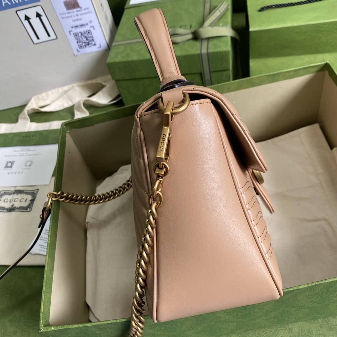 Gucci Crossbody Dupe GG Marmont Small Top Handle  498110