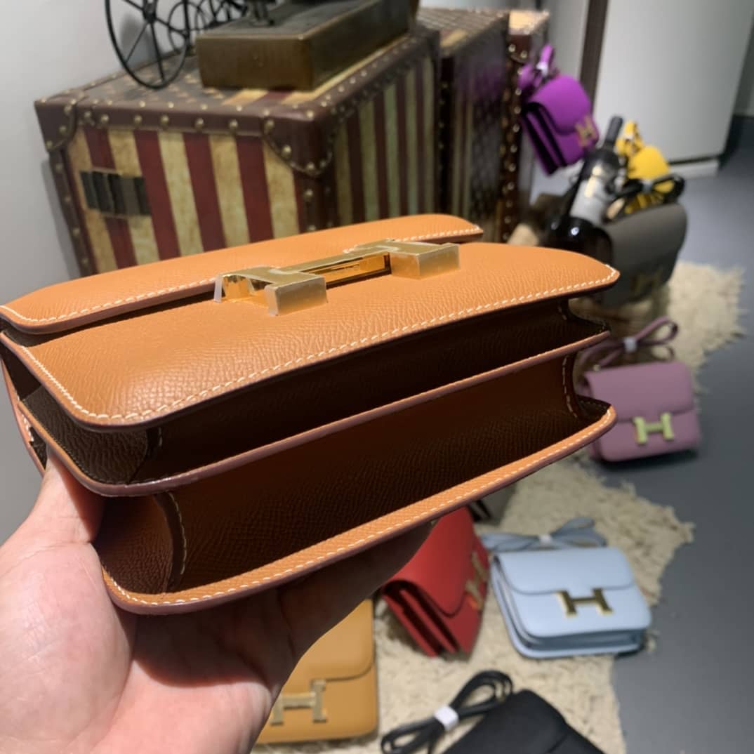 Hermes Replica Constance Bag 18CM Epsom Leather