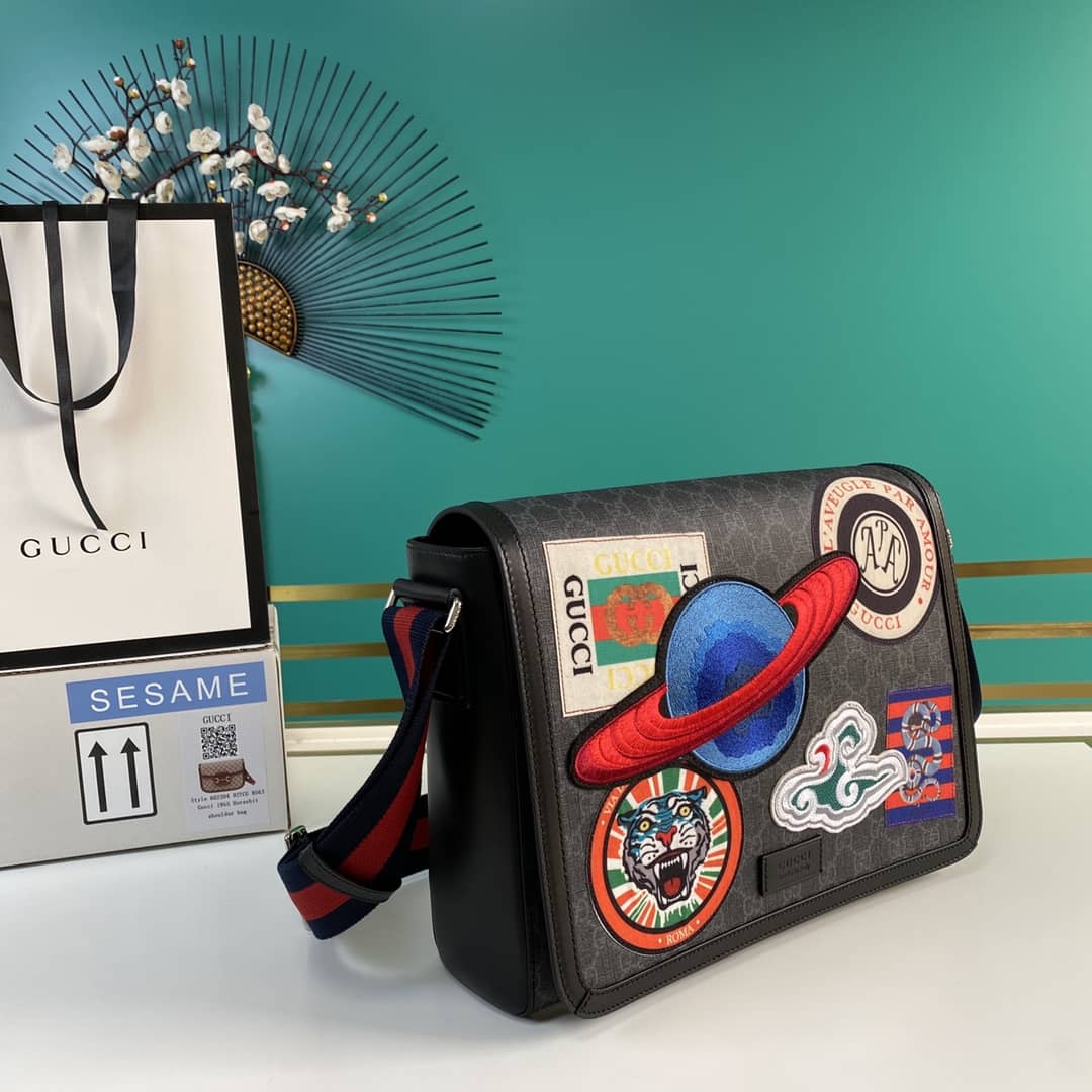 Gucci Courier GG Supreme Shoulder Bag Replica 474138