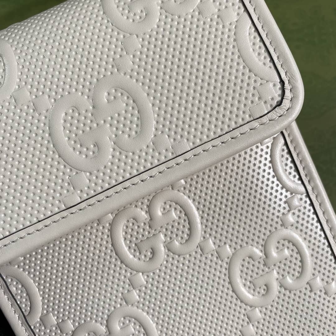 Gucci GG Embossed Mini Phone Bag Replica 625571