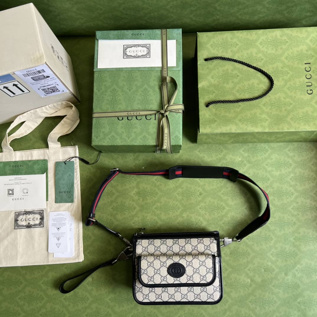 Gucci Messenger Bag With Interlocking G 674164 Replica