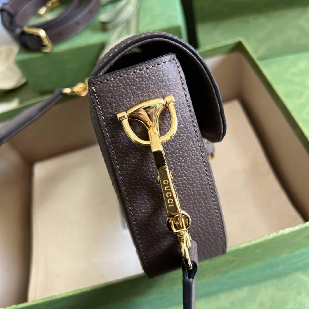 Gucci Horsebit 1955 Jumbo GG Mini Crossbody Bag 658574 Replica