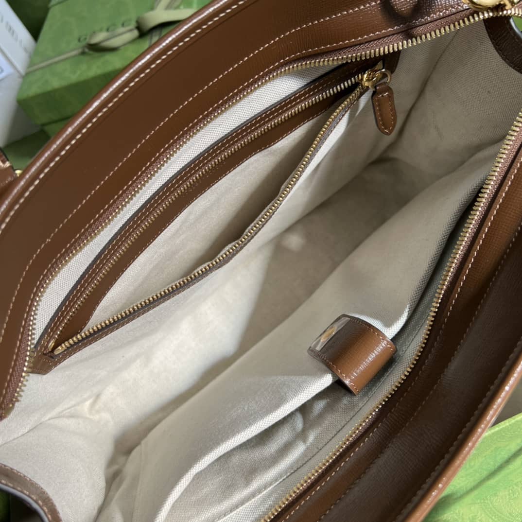 Gucci GG Supreme Canvas Mens Briefcase Replica 674143