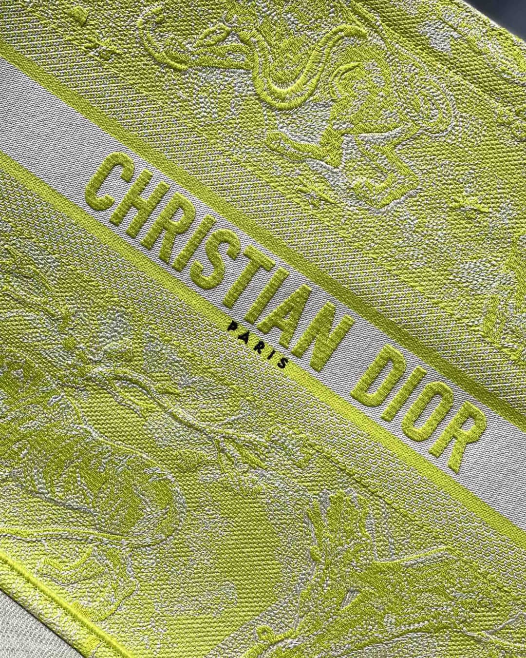 Christian Dior CD Book Embroidery Replica Tote