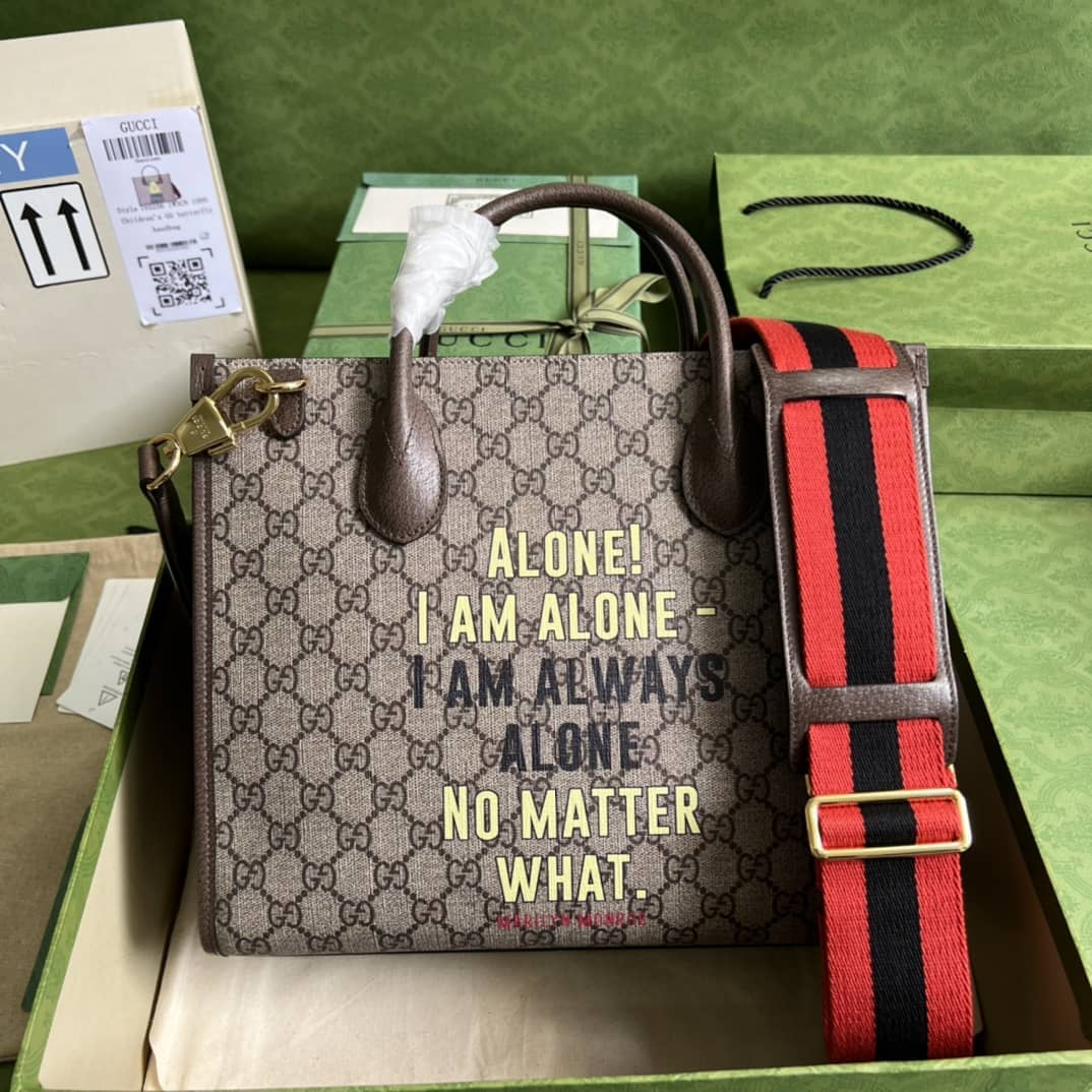 Gucci Pear Print Small Tote 703256 Replica Bag
