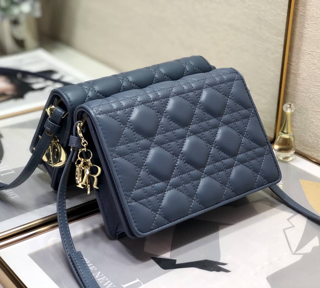 Lady Dior Dupe Cannage Calfskin Pouch