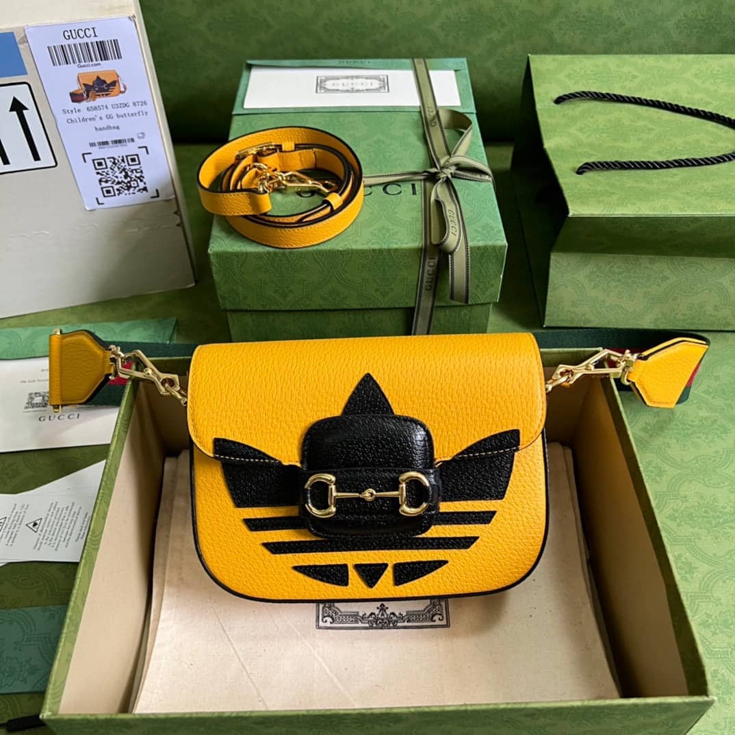 Adidas x Gucci Horsebit 1955 Mini Crossbody Bag 658574 Replica