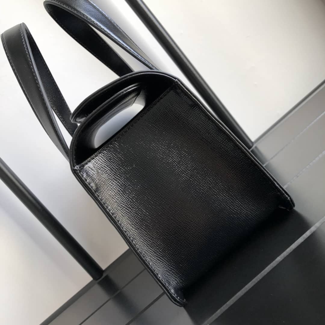 Gucci Horsebit Bag Dupe 1955 Small Top Handle Replica Bag Black 627323