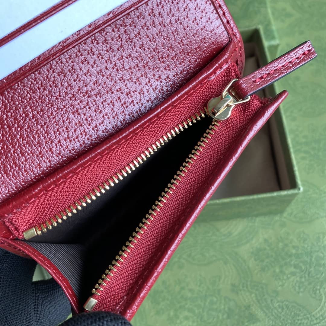 Gucci x Doraemon GG Supreme Mini Folded Wallet Replica 647788