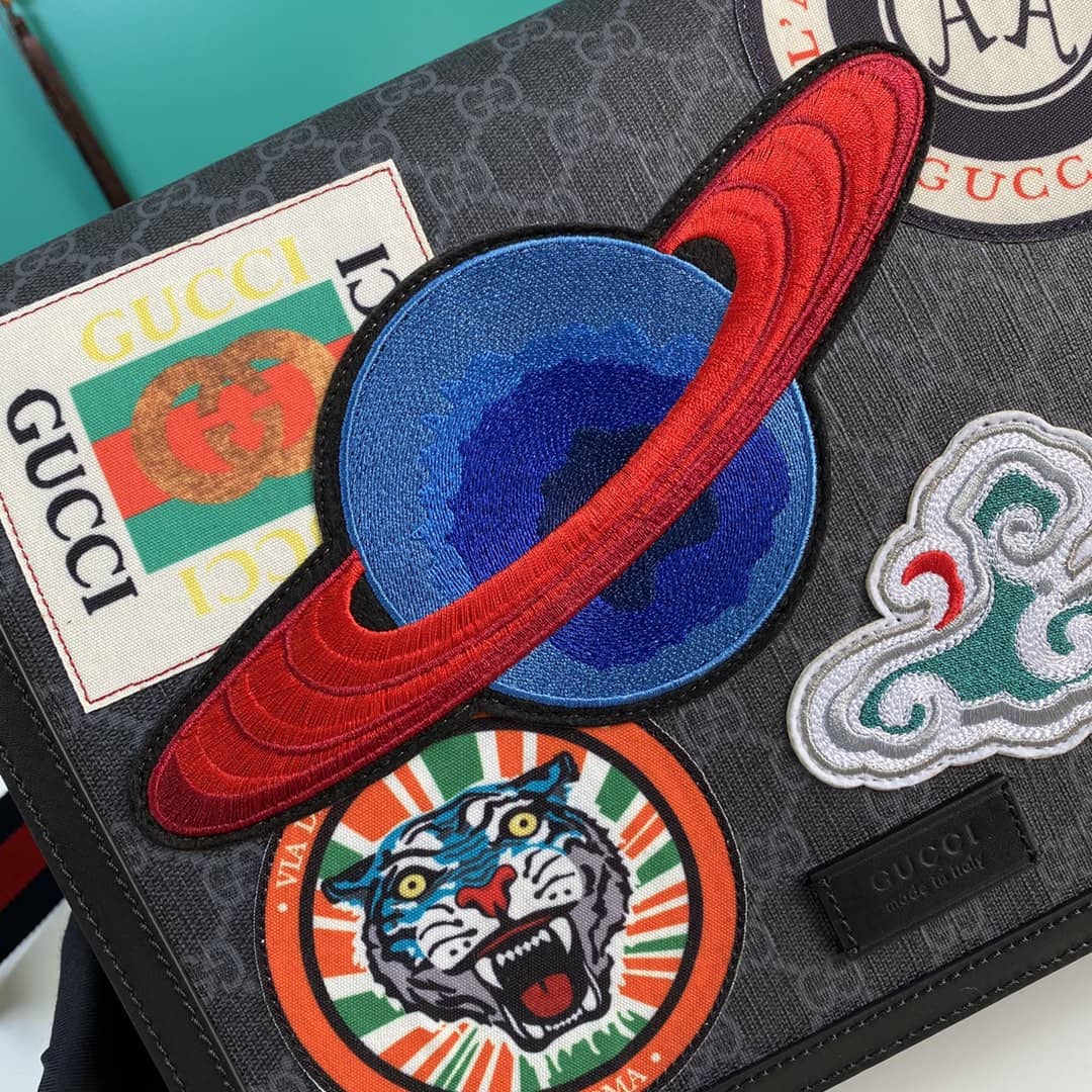 Gucci Courier GG Supreme Shoulder Bag Replica 474138