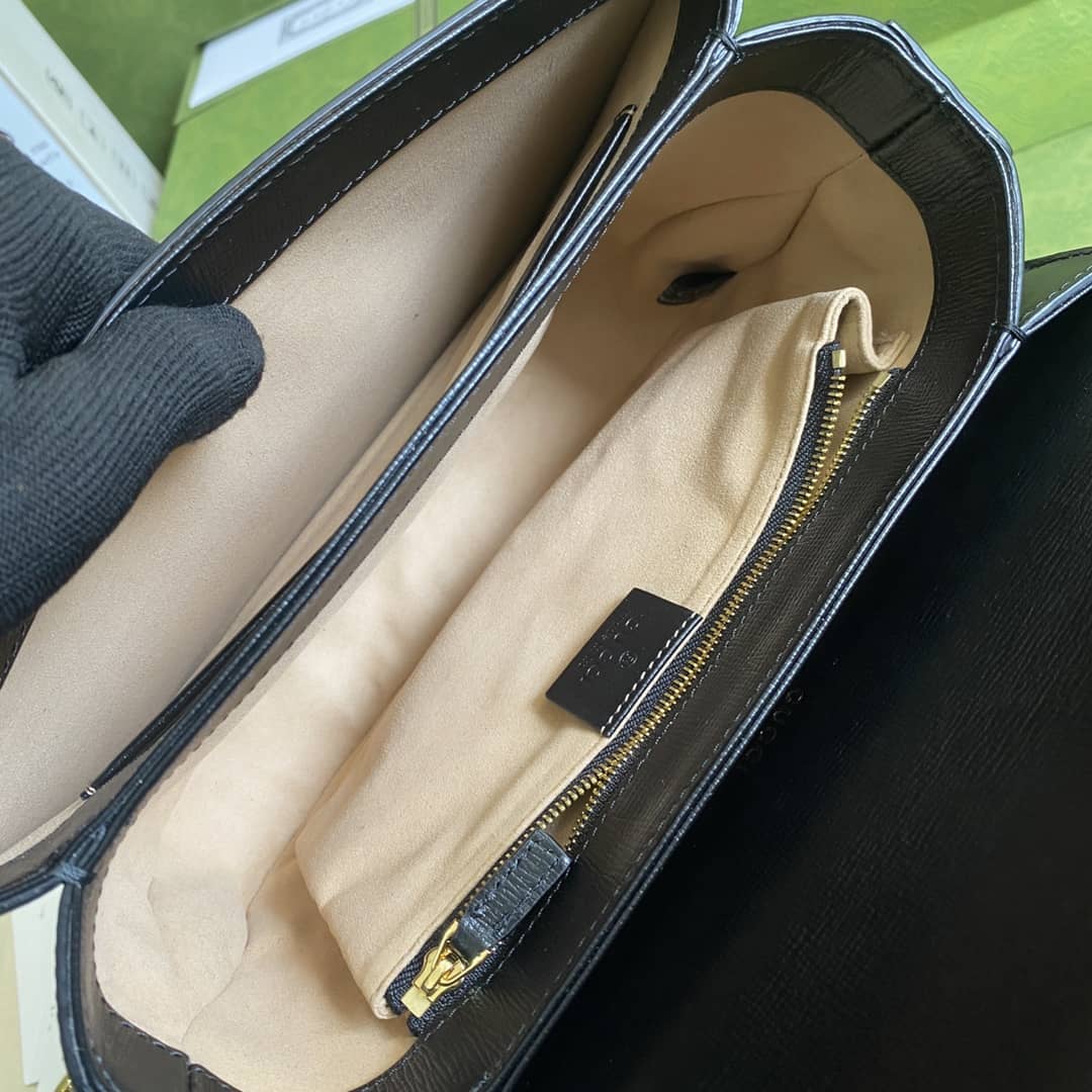 Gucci 1955 Horsebit Supreme Shoulder Bag Replica 602204