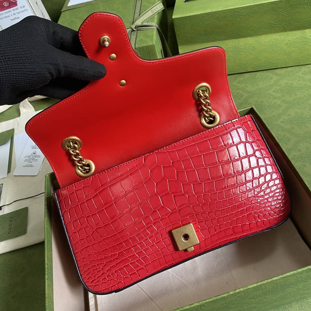 Gucci Marmont GG Small matelassé Shoulder Bag Replica 443497