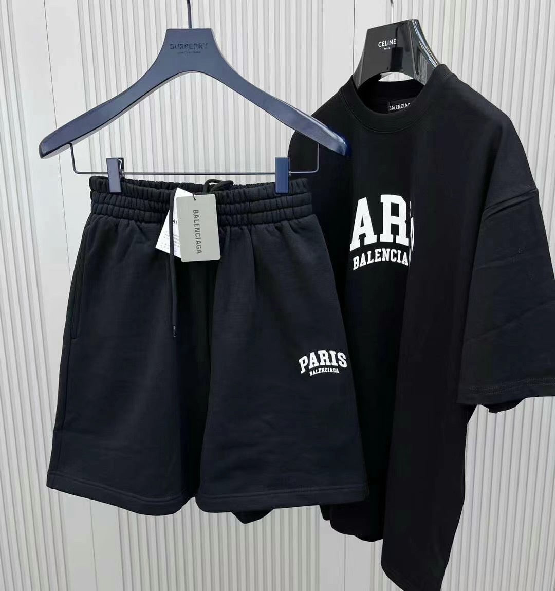 Balenciaga T-shirt + Shorts Set