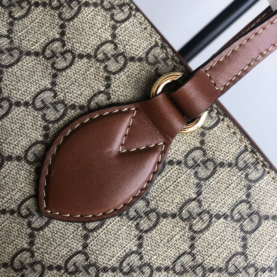 Best Replica Gucci Soft GG Supreme Baby Changing Bag Replica Brown 457356(ColaReps)