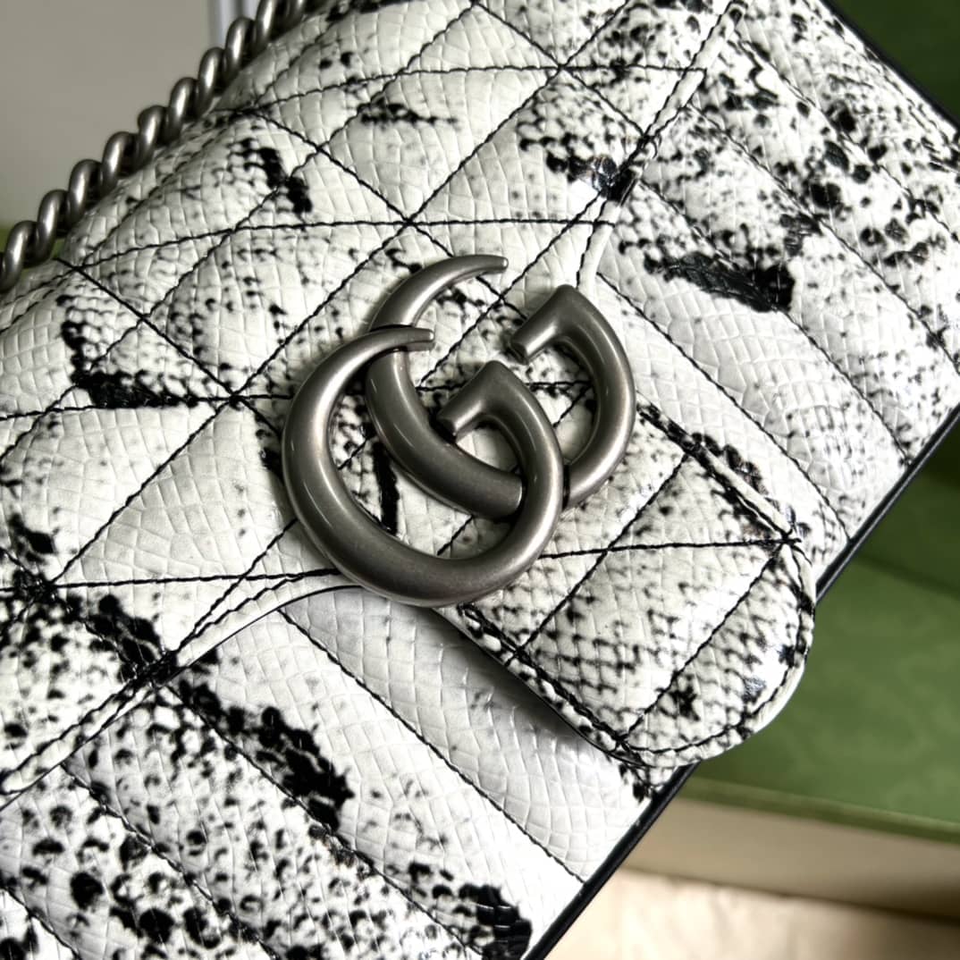 Gucci GG Marmont Small Matelassé Leather 443497