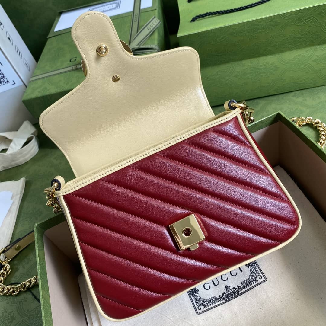 Gucci Marmont GG Mini Top Handle Bag Replica 583571