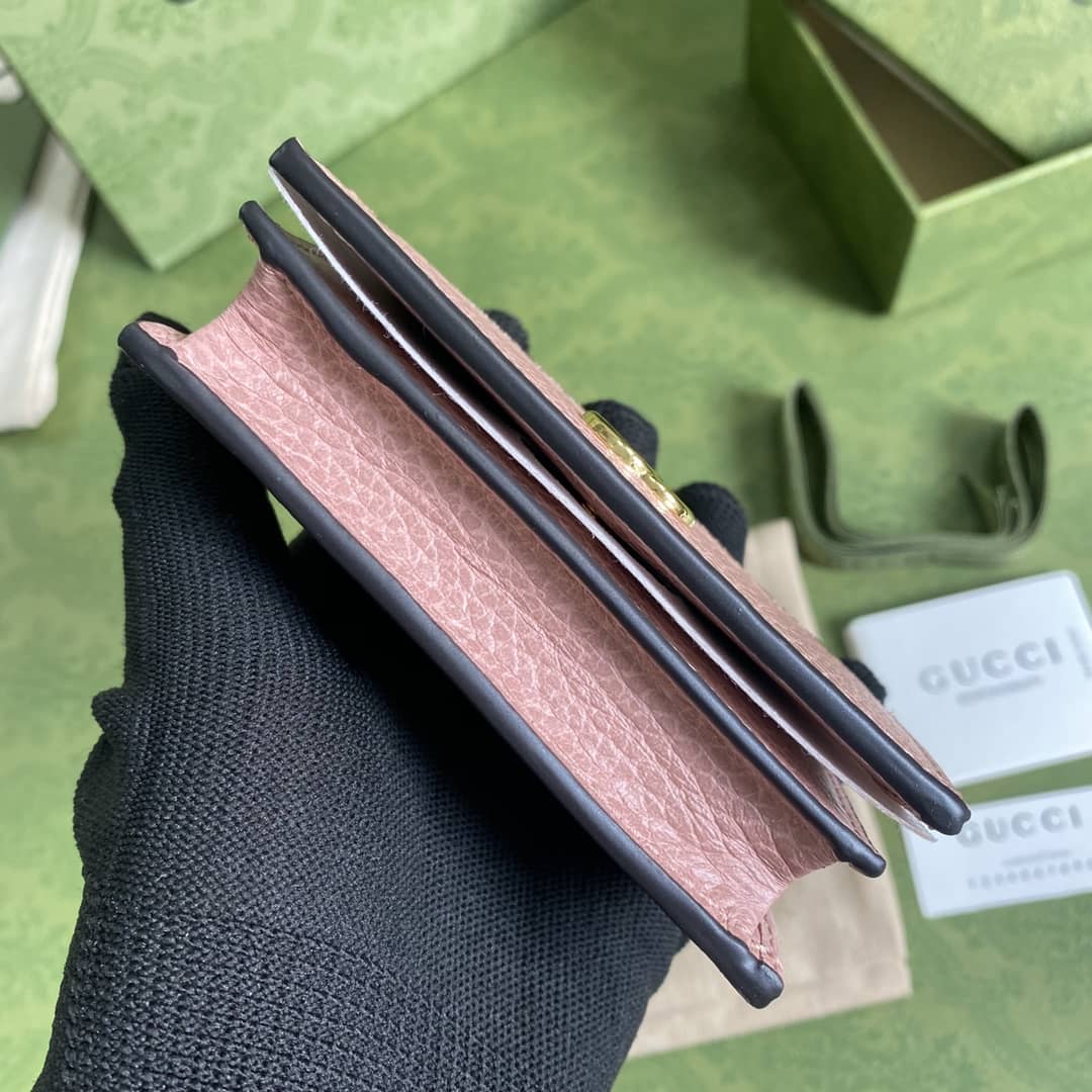 Gucci Marmont GG Card Case Wallet Replica 658610