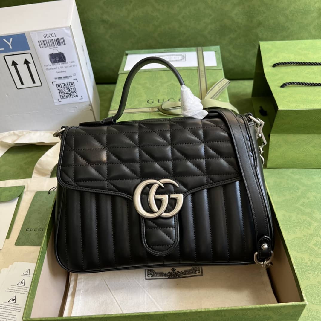 Gucci Marmont Dupe GG Small Top Handle Bag Replica 498110