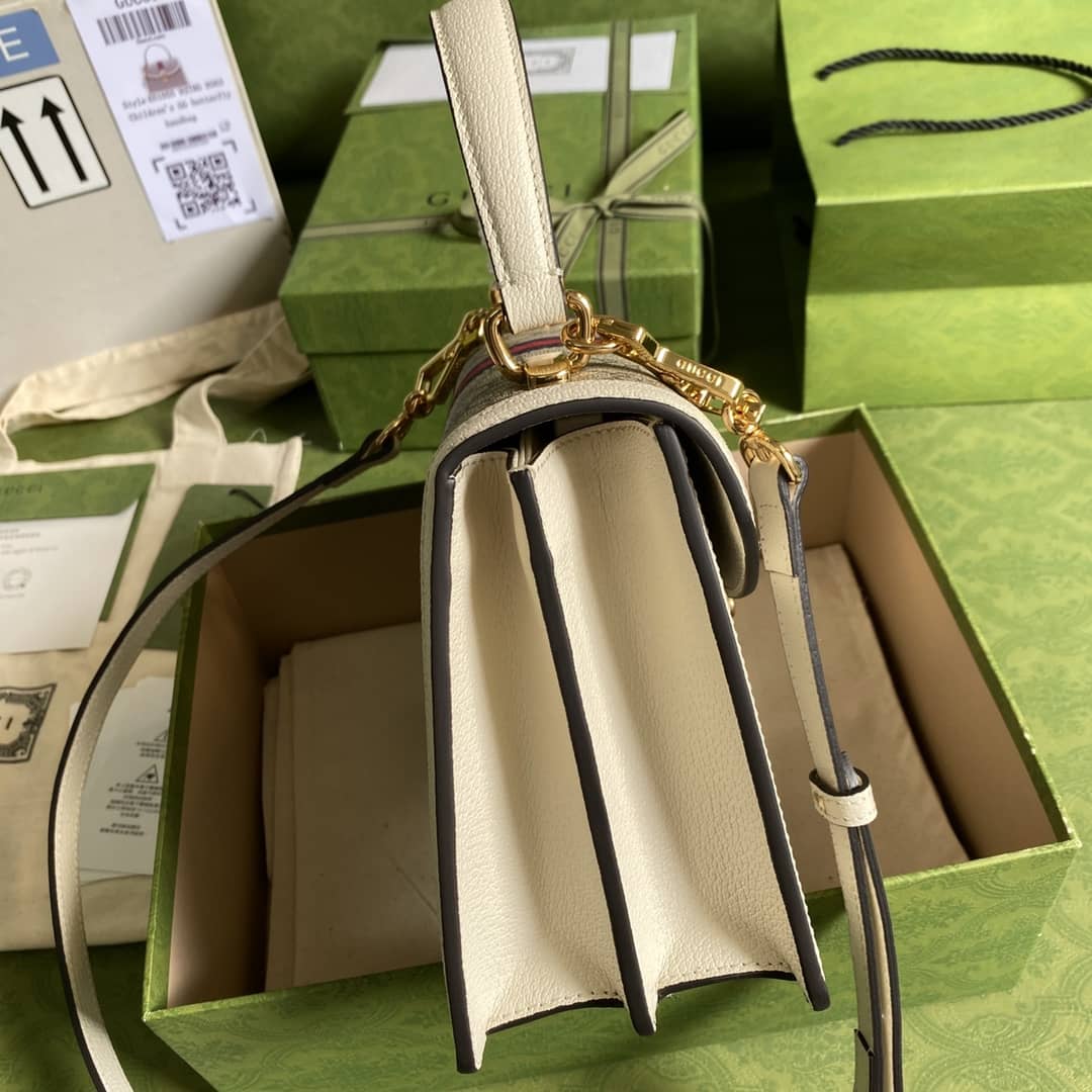 Gucci Ophidia Web Small Top Handle Bag Replica 651055