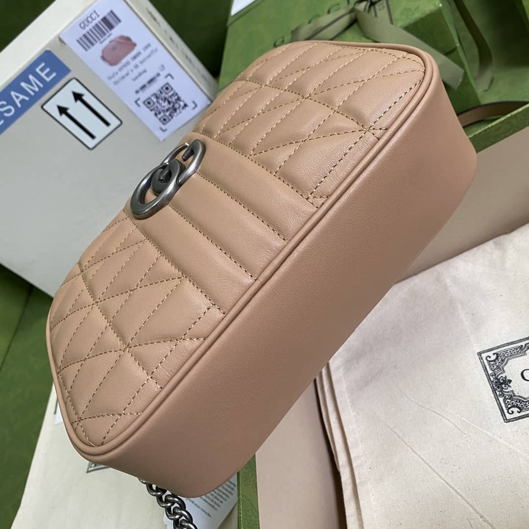 Gucci Marmont Dupe GG Small Matelassé Shoulder Bag Replica 447632