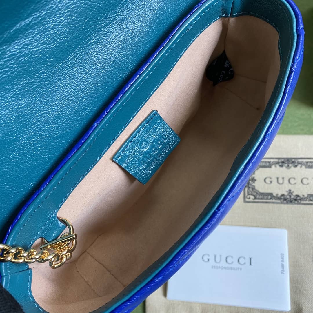 Gucci Marmont GG Mini Chain Shoulder Bag Replica 574969