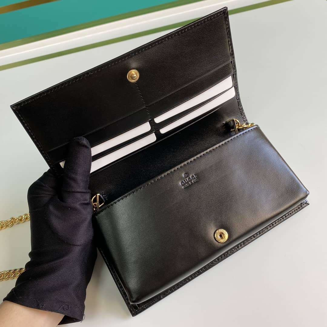 Gucci 1955 Horsebit Chain Wallet Replica 621892