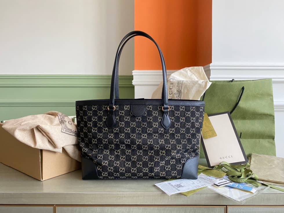 Gucci Ophidia Medium GG Supreme Canvas Tote Bag 631685 Replica