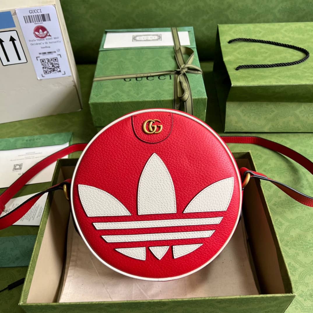 Adidas x Gucci Ophidia Shoulder Crossbody Bag Red 702626 Replica
