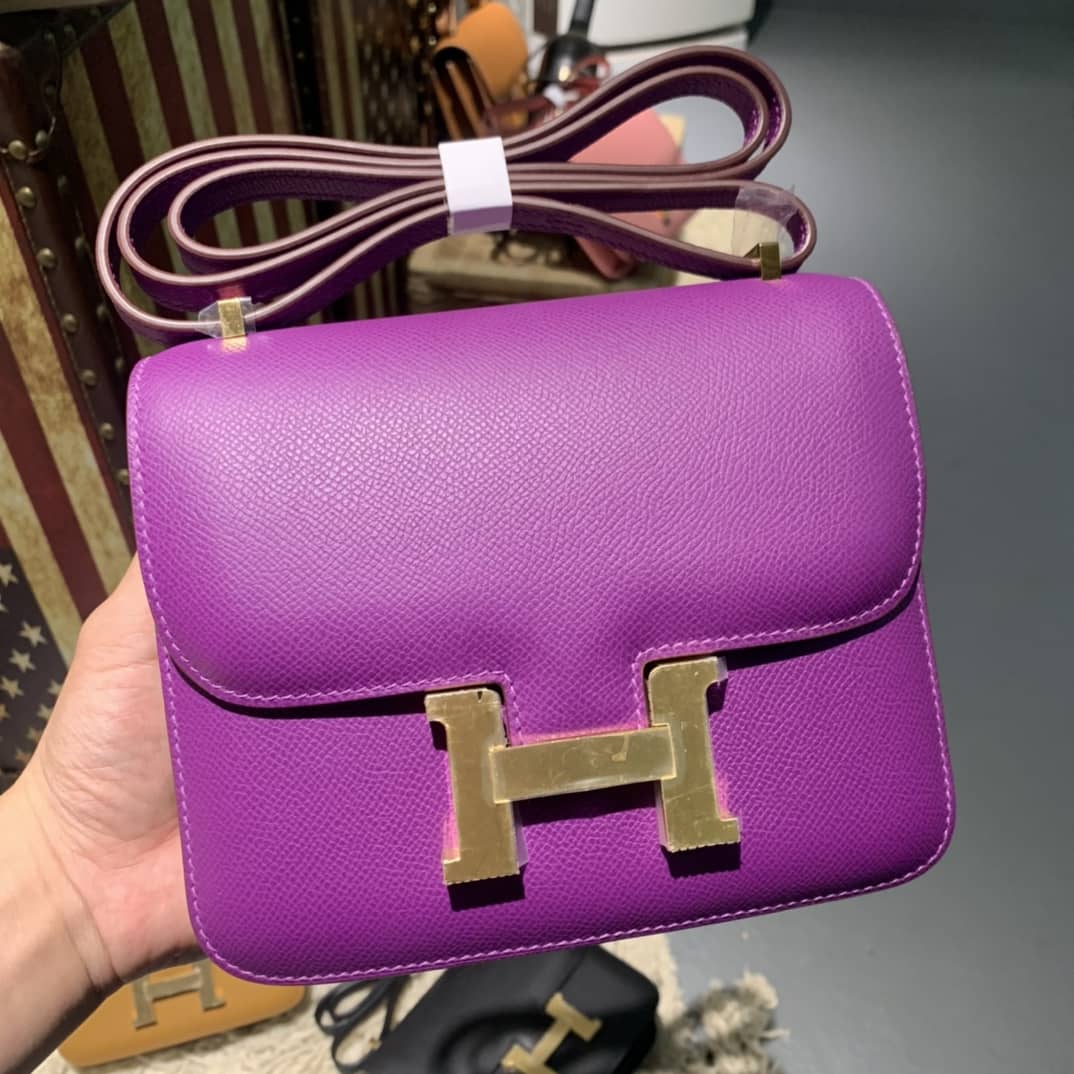 Hermes Replica Constance Bag 18CM Epsom Leather