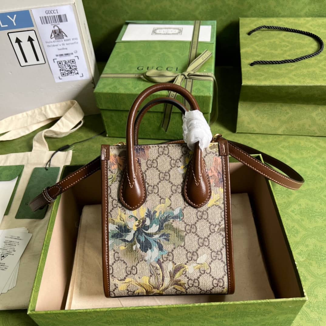 Gucci Mini Tote With Interlocking 671623 Replica Bag