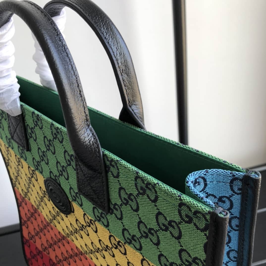 Gucci GG Multicolor Kids Girl Tote Replica Colorful 550763