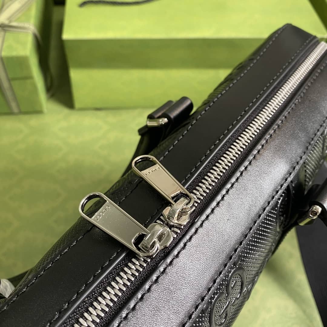 Gucci GG Embossed Mens Briefcase Replica 658573