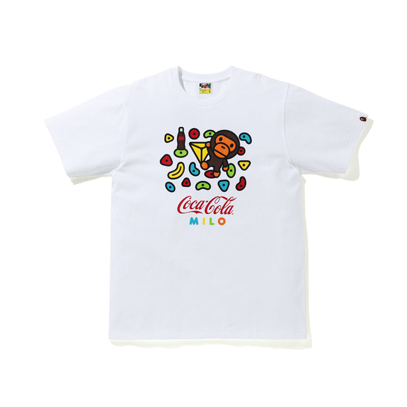 Bape x Coca T Shirt Milo Monkey Cotton Tee 786