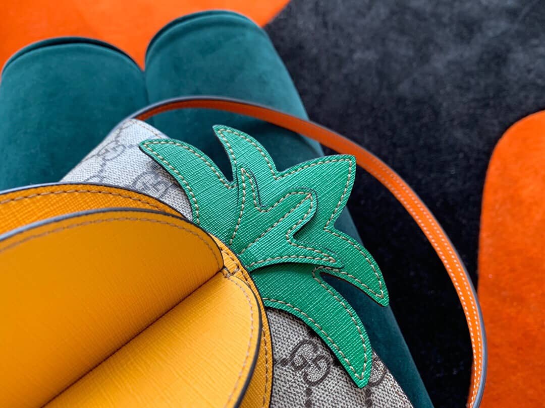 Gucci Children GG Bucket Bag With Pineapple Replica 580850