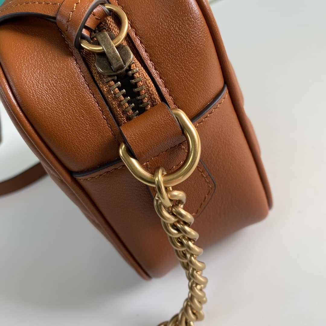Gucci Crossbody Dupe Marmont GG Matelasse Leather Mini  448065